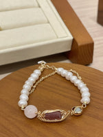 Load image into Gallery viewer, Pearl Beaded Bracelet