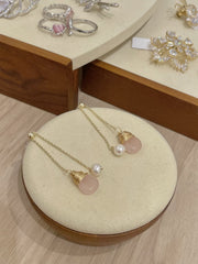 Elegant Pearl Tassel Earrings